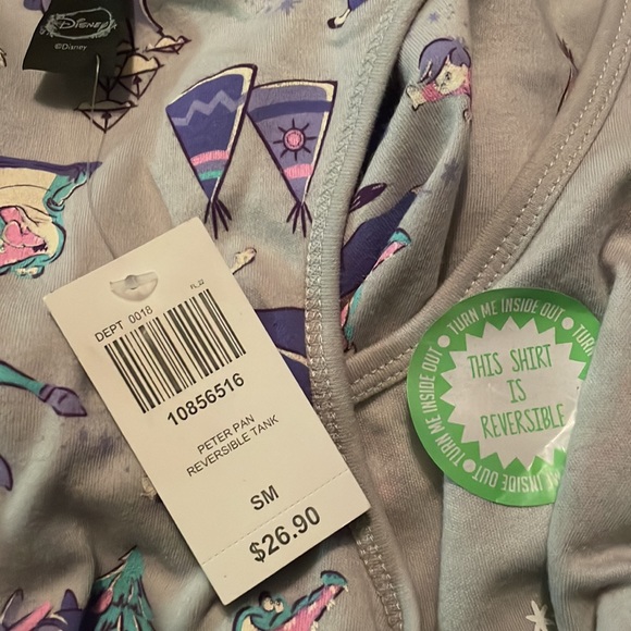 NEW Reversible Peter Pan Tank - Picture 7 of 7